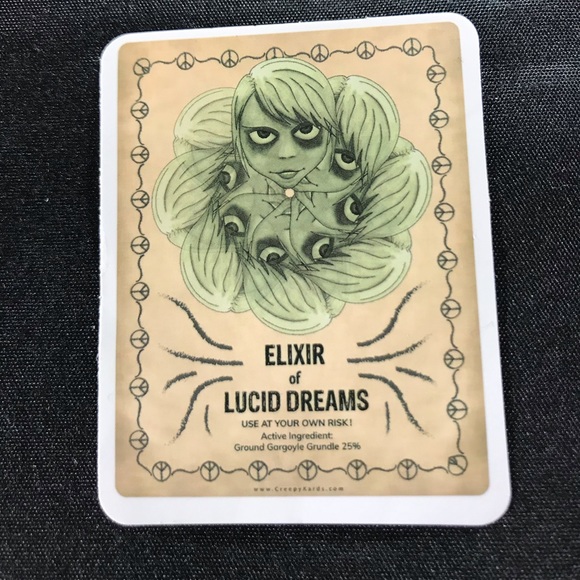 Elixir of Lucid Dreams Witchy Sorceress Supreme Potion B0ttle Label Sticker - Picture 4 of 7